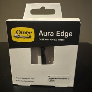 Otter Box Aura Edge Case for Apple Watch Series 3  38 MM Black New